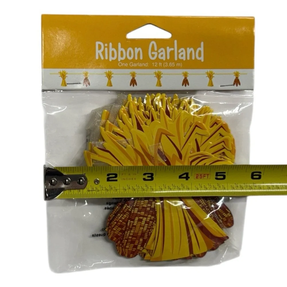 Creative Converting brand corn themed ribbon garland brand new in packaging!